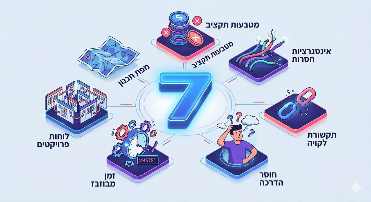 7 טעויות שעסקים עושים ב-Monday.com — ואיך נמנעים מהן